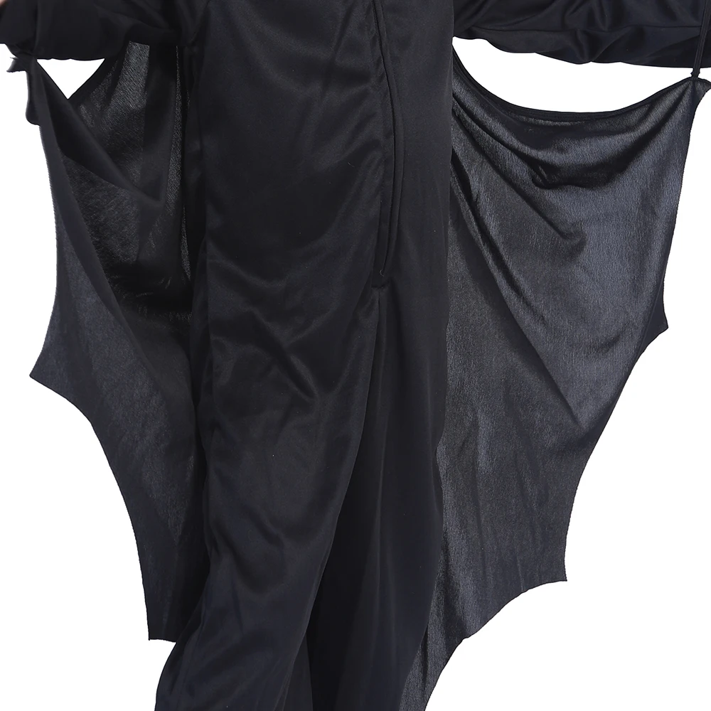 Eraspooky Black Bat Cosplay Children Halloween Costume For Kids Purim Carnival Party Animal Hoodie Jumpsuit Boys Fancy Dress |