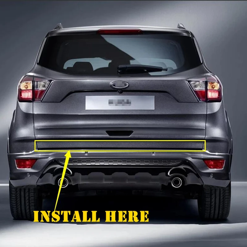 Аксессуары для Ford Kuga Escape 2013 Задняя Крышка багажника Крышка Багажника дверная ручка формовочная крышка багажника комплект отделки