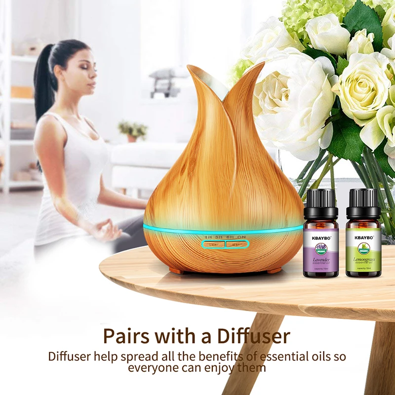 Эфирные масла Ароматерапия масло для Арома диффузор увлажнитель 6 видов аромат лаванды чайного дерева розмарин помощь сна