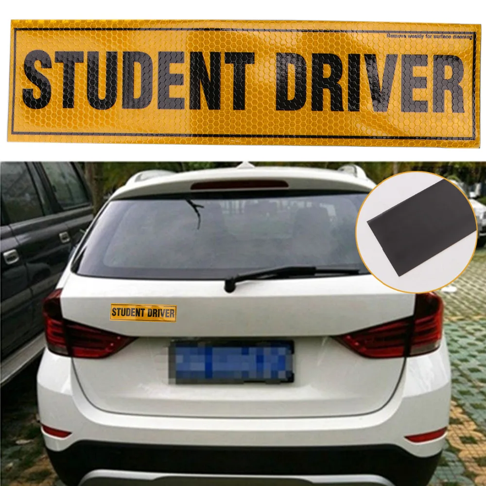 1 шт. съемные Светоотражающие магнитные студенческие водительские автомобильные