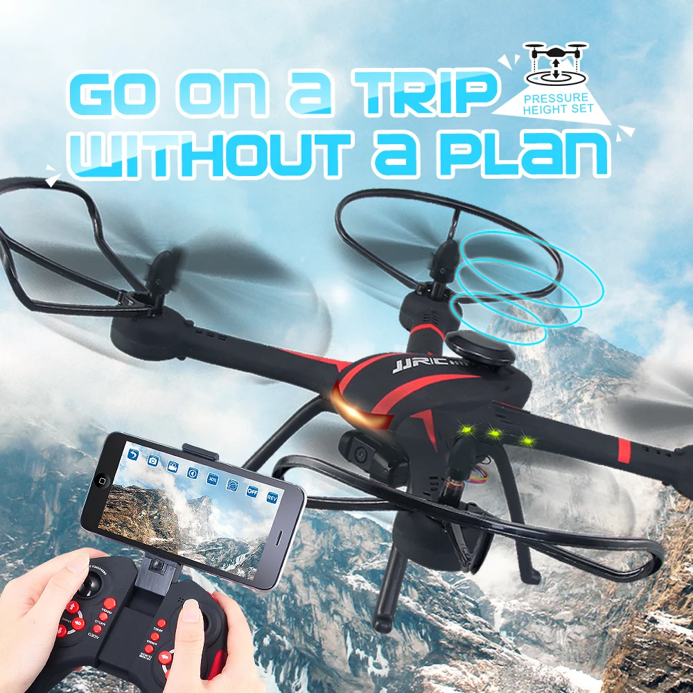 JJRC H11WH wifi FPV 2.0MP HD камера 4CH 6 осевой Безголовый режим RC зарядное устройство для