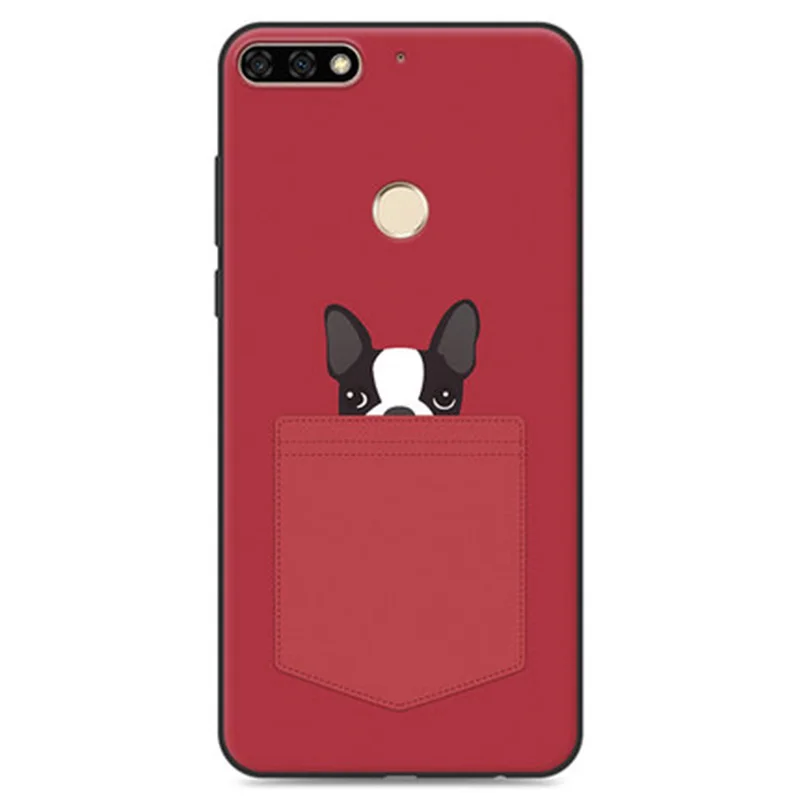 

2pcs Fashion Fundas For Huawei Enjoy 8 case Cute Cartoon soft Back Cover Enjoy8 case LDN-AL00 Phone Cases Enjoy eight shell