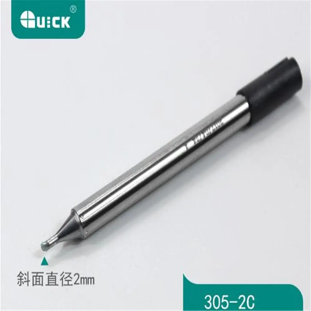 2C Продукт QUICK303D Бессвинцовая паяльная станция ПАЯЛЬНЫЕ НАКОНЕЧНИКИ 305-K, 305-SK, 305-2C, 305-3C, 305-I, 305-J, 305-2.4D, наконечник - Цвет: 2C