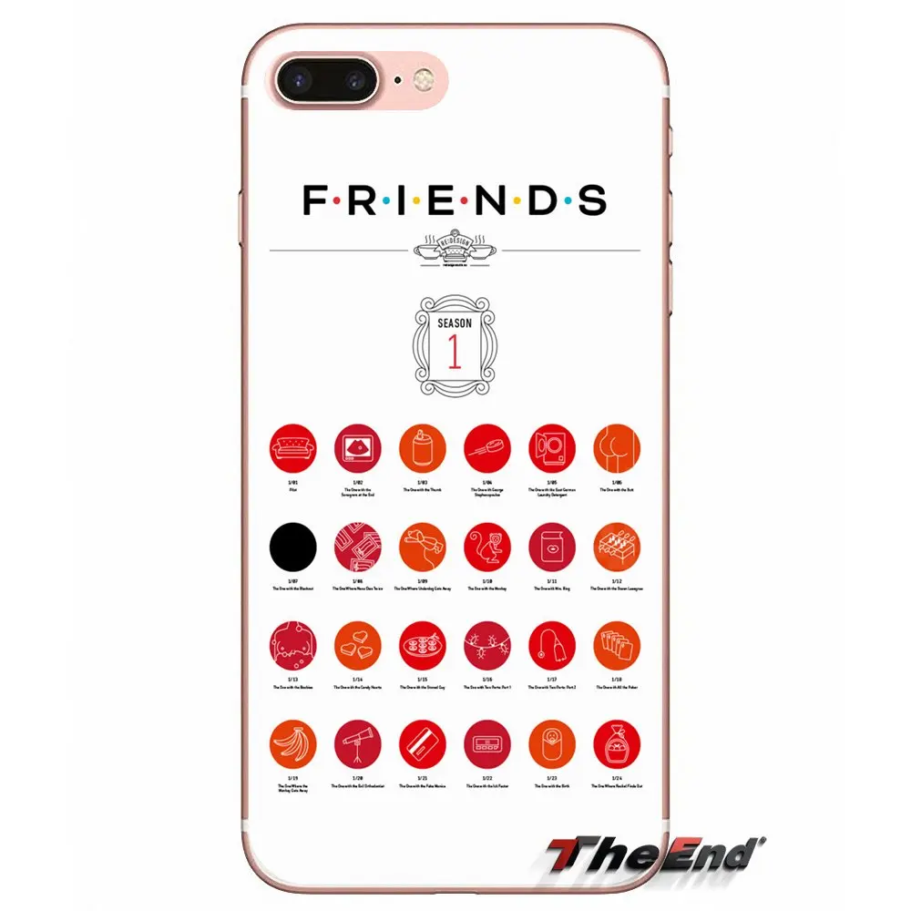 Soft Transparent Cases Cover For Samsung Galaxy J1 J2 J3 J5 J7 A3 A5 A7 2015 2016 2017 J330 J530 J730 Friends Funny Tv Show logo | Мобильные