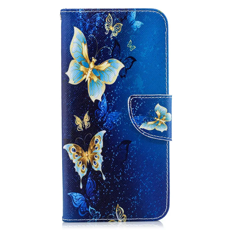Golden Butterfly Высококачественный чехол с рисунком для huawei Honor 10 6C 6X 7X 8C P30 P20 P9 mate 10 20 Lite P Smart Модный чехол с лотосом DP07Z - Цвет: Golden Butterfly