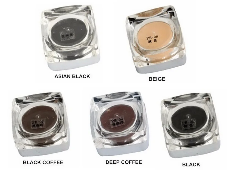 3 шт. профессиональные чернила для перманентного макияжа бровей и губ|makeup ink|permanent