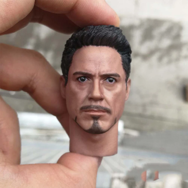 

1/6 Scale Tony Head For 12''Action Figures Bodies Accessories Toys Gifts