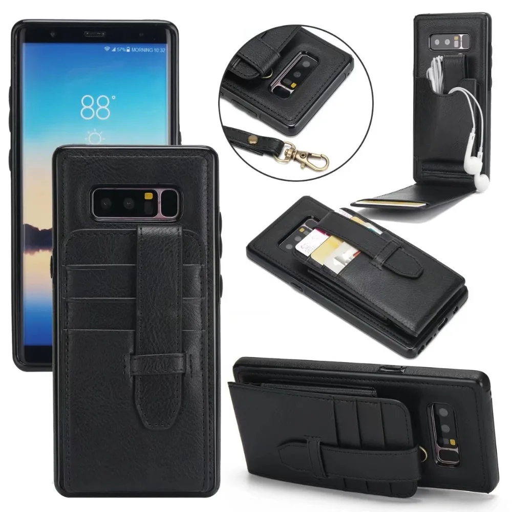 

Vintage Leather Purse Wallet Back Case for Samsung Galaxy Note8 High Quality PU Cover For Samsung S8 S8 Plus S7 S7 edge Wallet