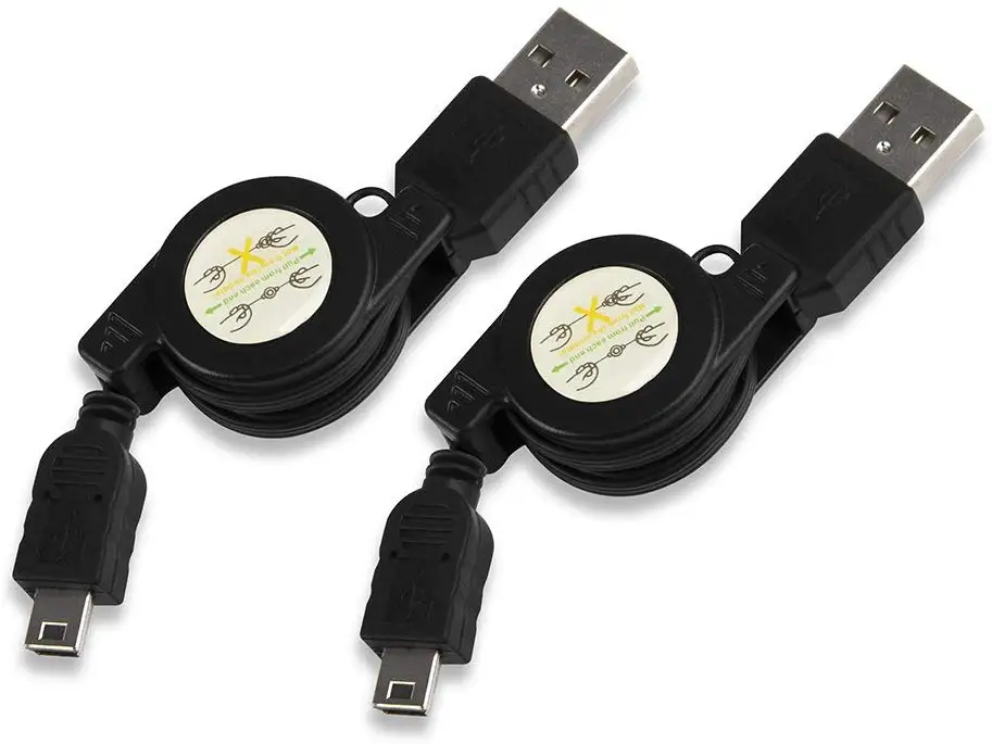 2 шт./лот выдвижной удлинитель мини-шнур для контроллера Sony PlayStation PS3 / PS3 Slim SixAxis