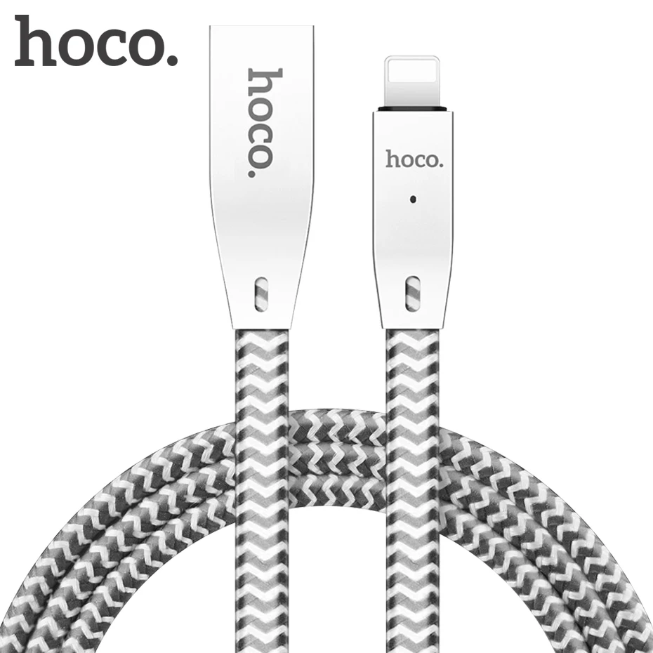 HOCO USB кабель для iPhone X XR XS MAX 8 7 6s Plus светильник ning iPad мобильного телефона 2.4A