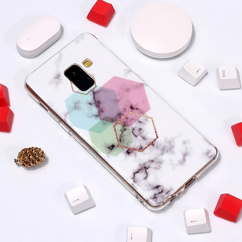 Мрамор чехол для samsung Galaxy A3 A5 A6 A8 A7 A9 J2 J3 J4 J5 J6 J7 J8 плюс M10 M20 Core мягкая термополиуретановая накладка на заднюю панель