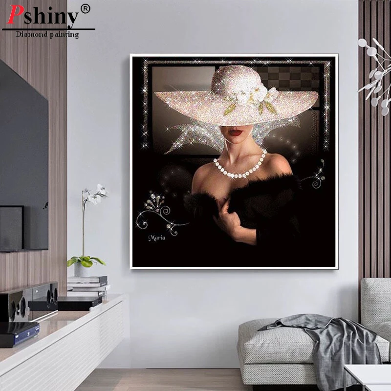 3d Алмазная живопись Pshiny сделай сам портрет вышивка крестиком алмазная красота