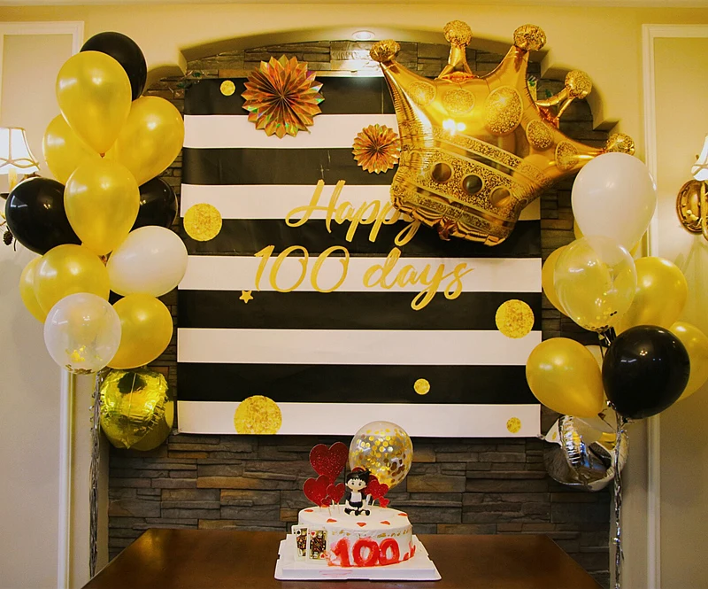 На широкую ногу 39 дюймов золотые шары из фольги с короной «Prince» и «Princess Baby Shower 30 20 1st на день рождения Coroa вечерние украшения Пижама для детей и взрослых, Globos