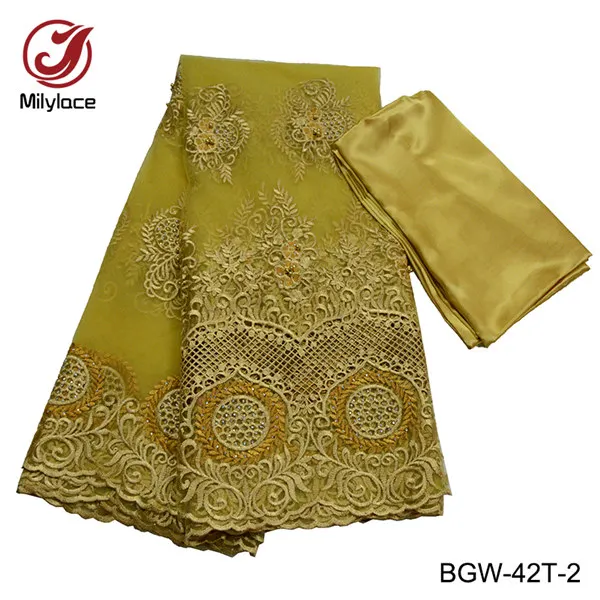 satin2 Millylace африканская кружевная ткань бусы французская кружевная ткань коралловые вечерние кружевные ткани вышивка высокое качество свадебное кружево ELW-30 - Цвет: satin2