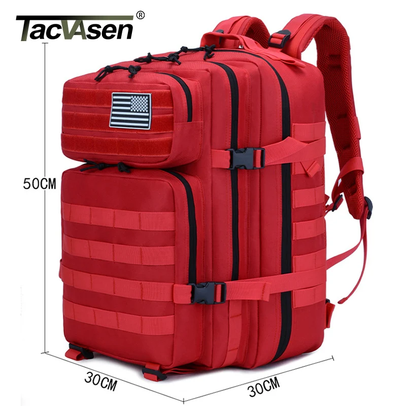 TACVASEN 45L 900D нейлоновые тактические рюкзаки многофункциональные страйкбол военная армейская Боевая Сумка прочные штурмовые походные рюкзаки