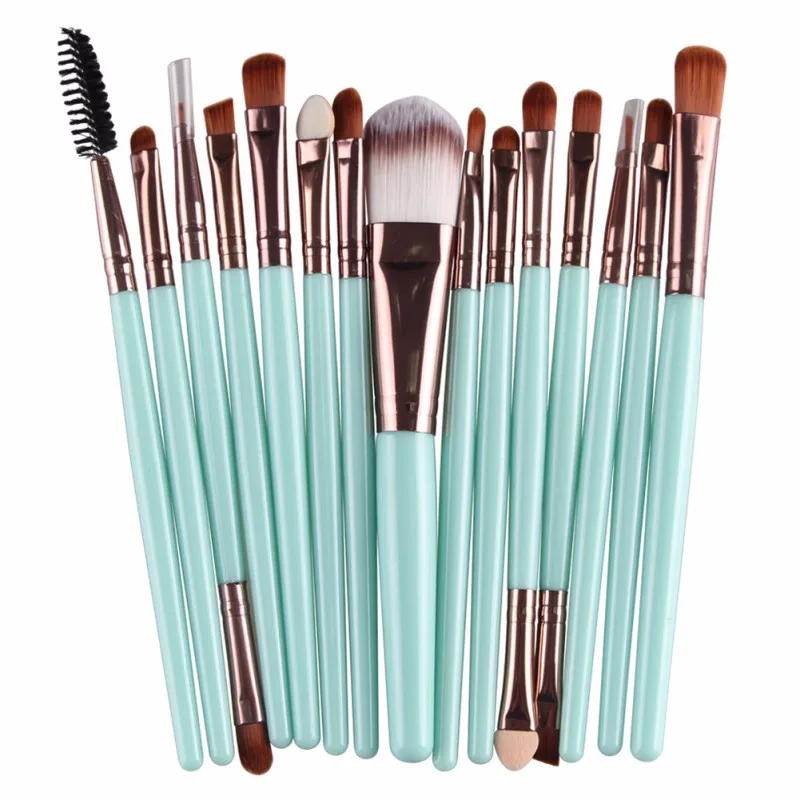 Набор кистей для макияжа Maquillaje Pinceaux maquillagem, кисть для теней, высокое качество, набор инструментов для красоты, 15 шт