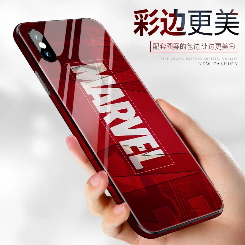 Лучший человек Вэй Супермен пантера мобильный корпус для iPhone 6 7 8 Plus X XS MAX паук