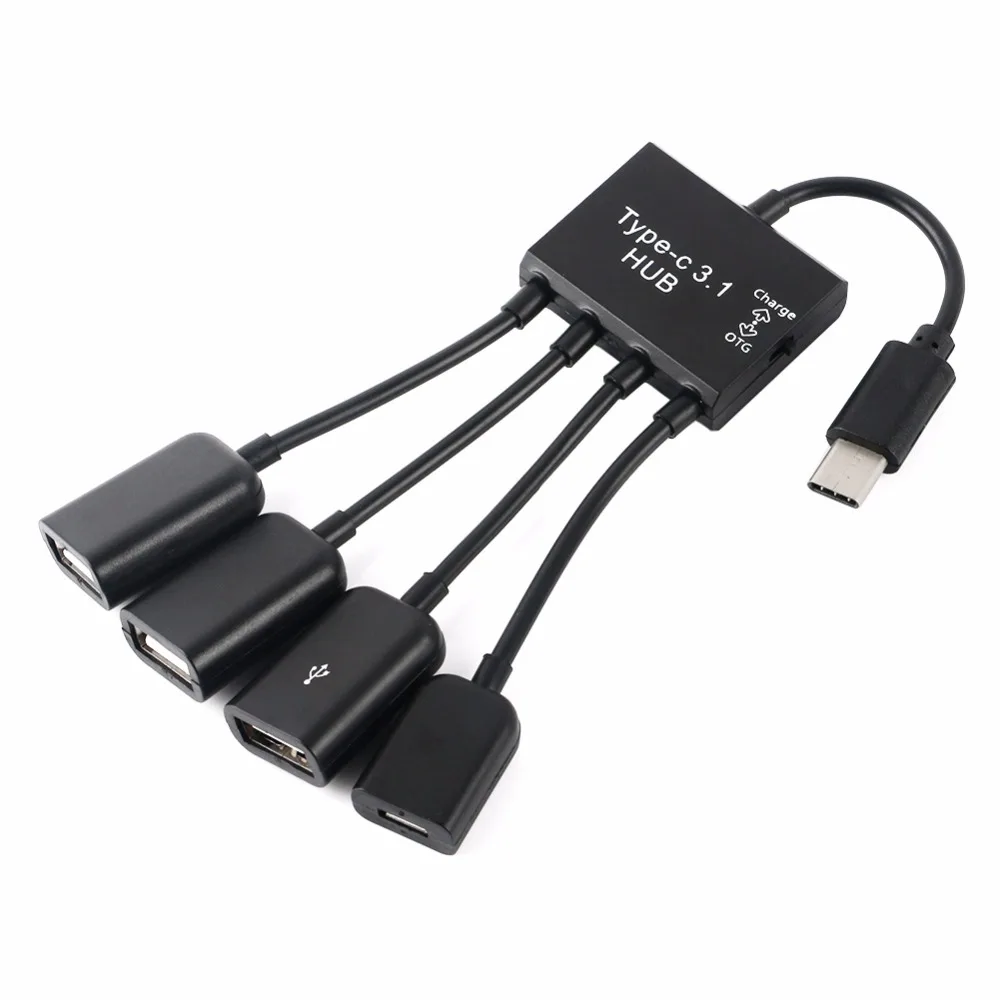 USB C концентратор адаптер Многофункциональный usb type 3 1 кабель зарядное устройство
