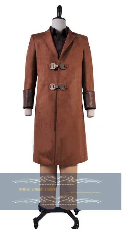 

2016 Captain Malcolm Reynolds Brown Coat Costume for Firefly Cosplay