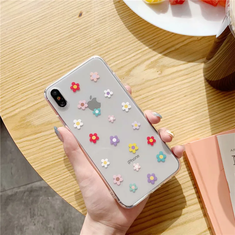 Ourdeals ТПУ конфетный цветной чехол для телефона iphone XR XS MAX 6 6s 7 8 plus X Прекрасный