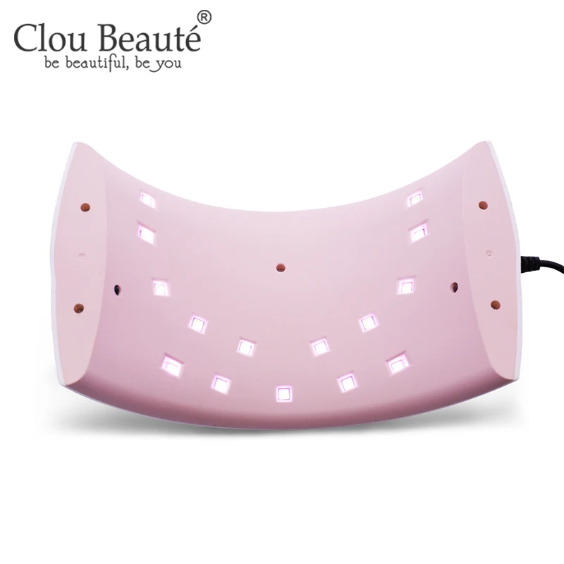 Лампа для ногтей Clou Beaute SUN9C 24 Вт вилка США Сушилка 30 с 60 таймером УФ геля