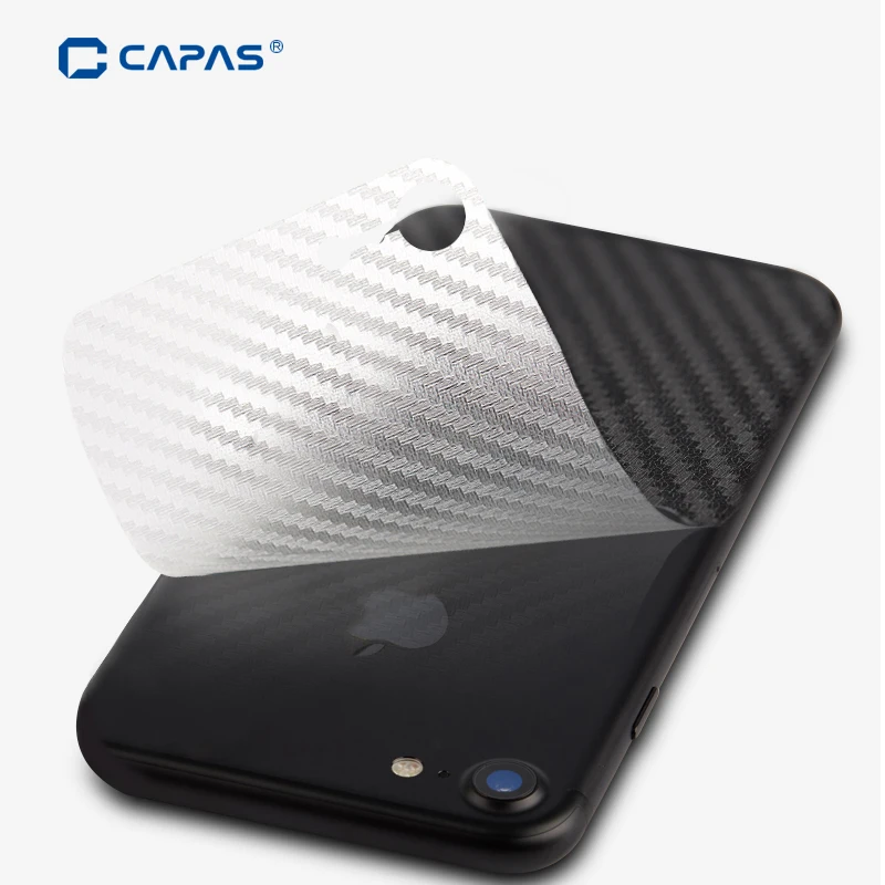 Оригинальное защитное стекло CAPAS для iPhone 7 8 Plus закаленное защита экрана задней