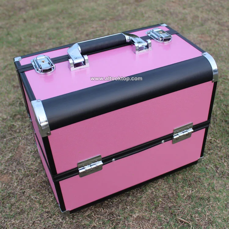 17 видов цветов ABS + алюминий косметичка Профессиональный чемодан коробка легко