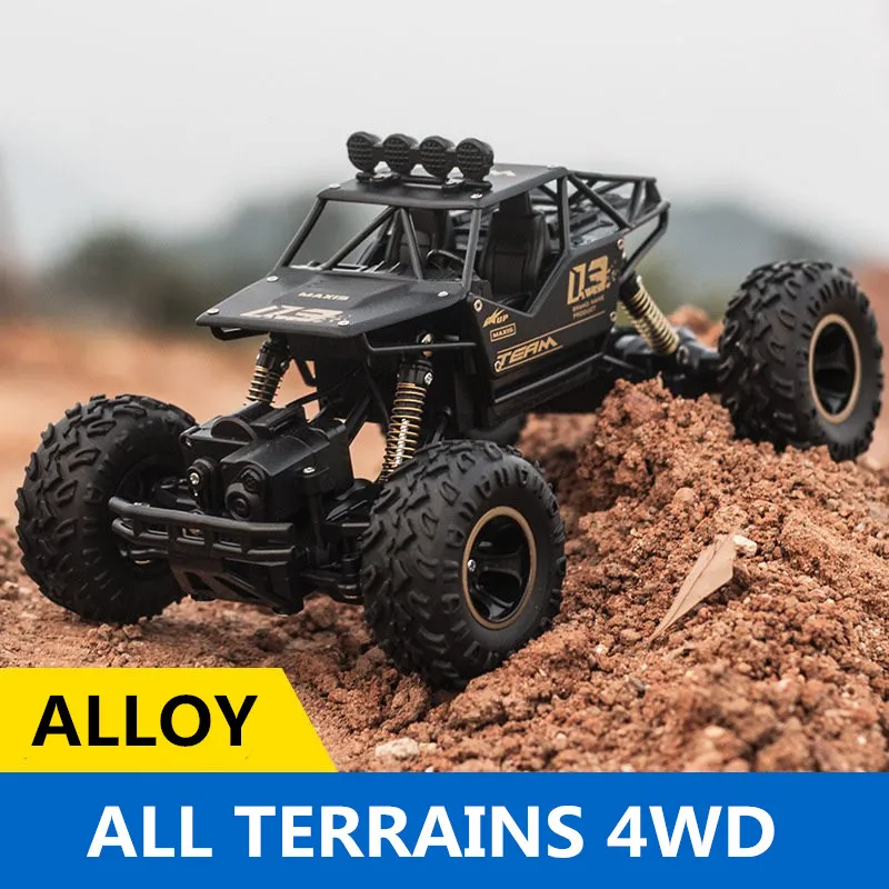 1/16 весы 2 4G сплав Рок Гусеничный RC автомобиль 4WD дистанционное управление