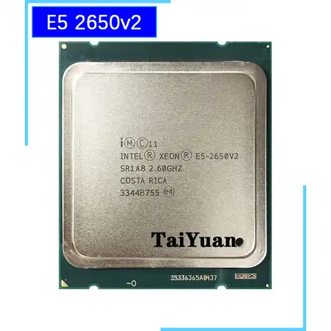 Процессор Intel Xeon E5-2650v2 E5 2650v2 E5 2650 v2 2,6 GHz Восьмиядерный процессор с шестью резьбой 20 M 95 W LGA 2011