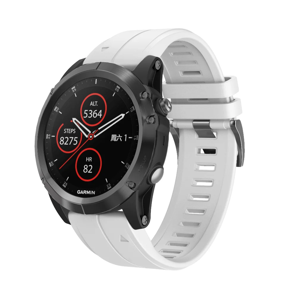 2019 новый 22 мм часы Группа ремешок для Garmin Fenix 5 S60 Quick Release гладкой силиконовый с