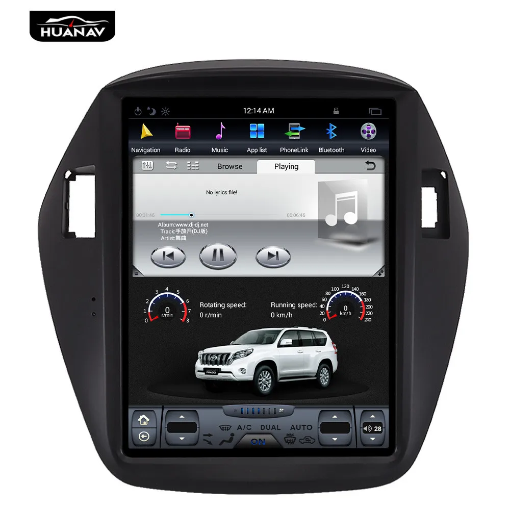 Автомобильный DVD-плеер Tesla styel GPS-навигация для Hyundai IX35 Tucson 2009-2016 автомагнитола