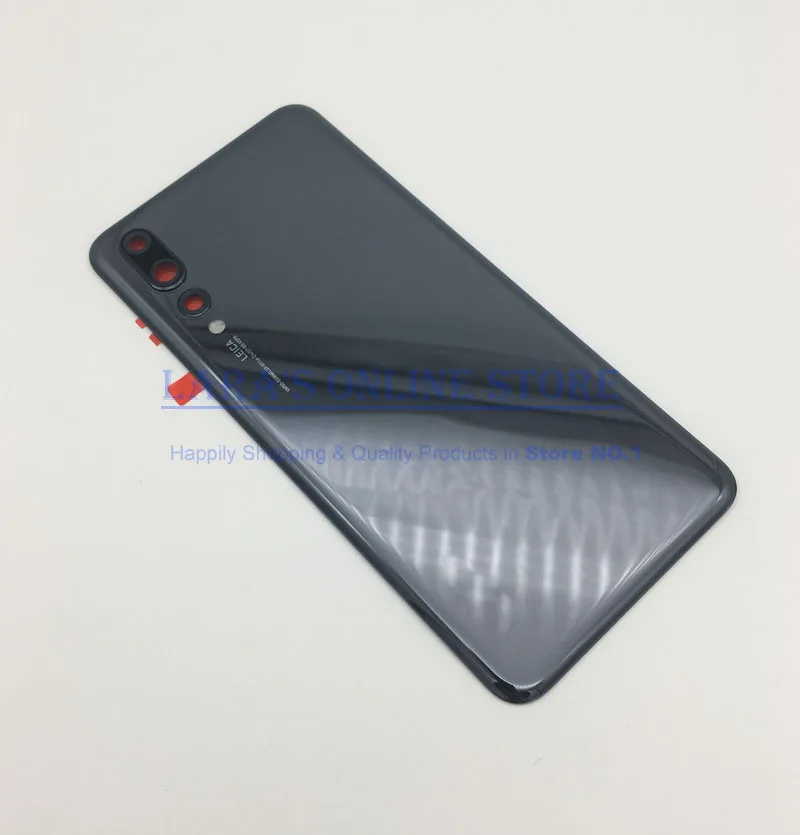 p20 pro black Для huawei p20 P20 Pro Задняя крышка батареи корпус стекло P20 lite заднее стекло батарея Дверь с объективом камеры Запчасти - Цвет: p20 pro black