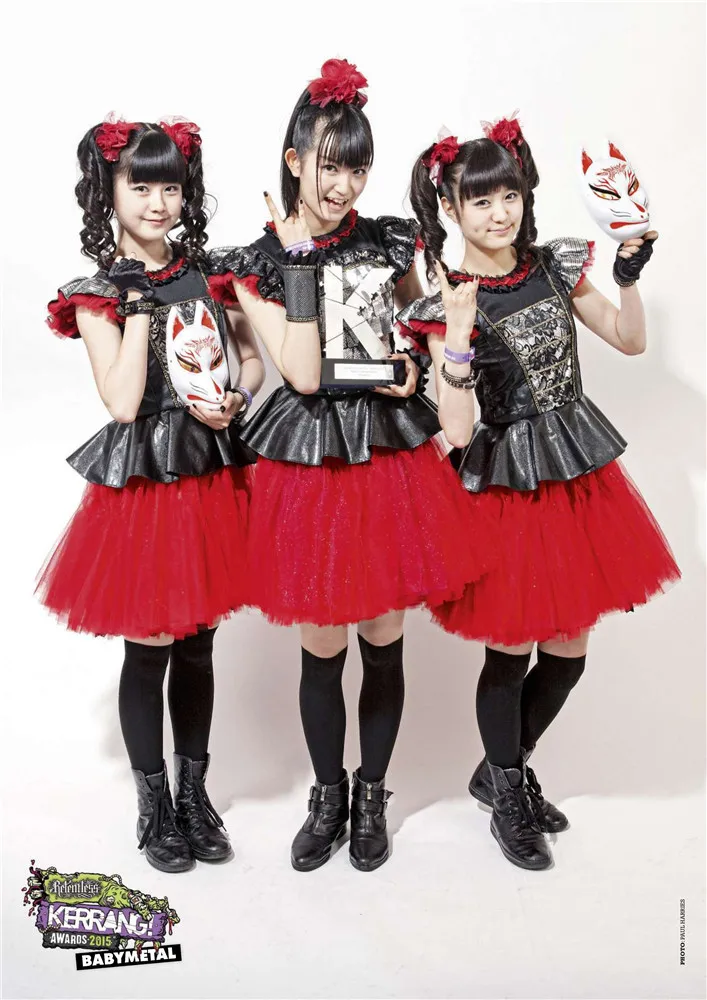 18 BABYMETAL плакат семейная Спальня украшение картина высокой четкости покрытая бумага Плакат Бар Кафе спальня наклейки на стену - Цвет: 18