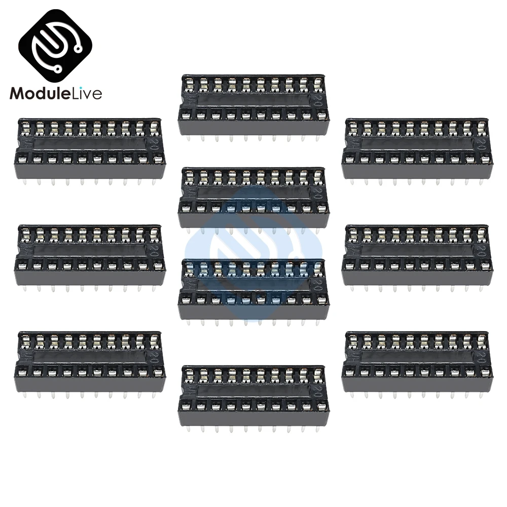 

10 шт. 20-Pins DIP ИС адаптер припоя Тип гнездо Diy наборы 20 Pin