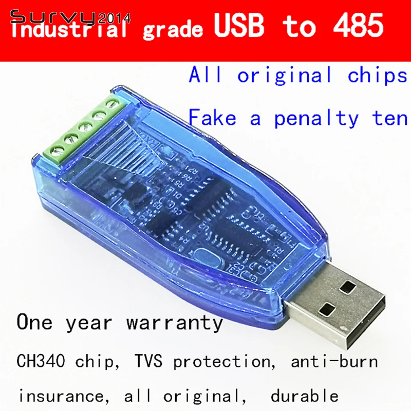 Промышленный USB к RS485 конвертер защита обновления Совместимость V2.0 Стандартный