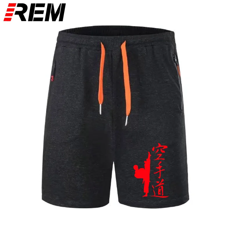 Новые хлопковые короткие штаны для каратэ, ММА, SHOTOKAN, мужские scanties breechcloth трусы - Цвет: balck red