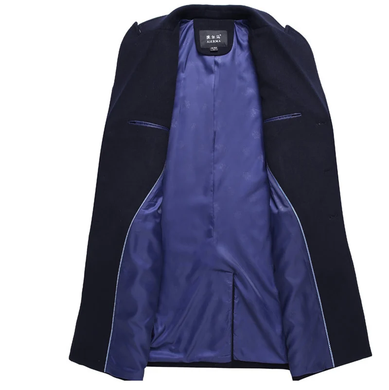 Uniqstore Мужской плащ шерстяное пальто зимнее мужское ветровка 2018 верхняя одежда |