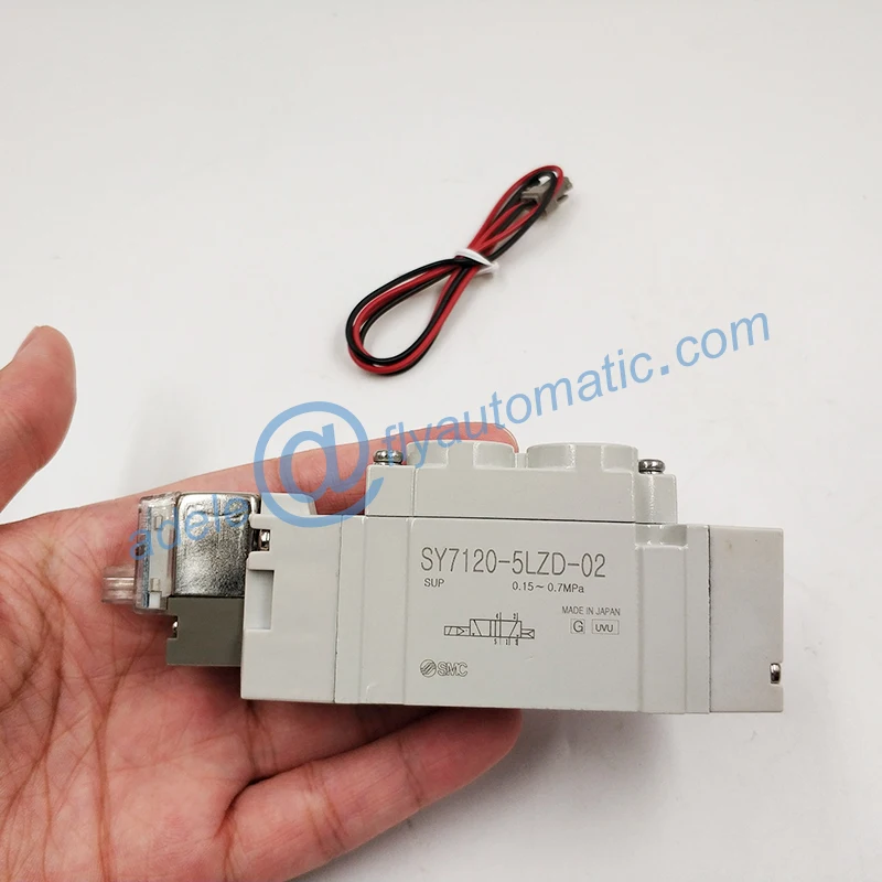SY7120-5LZD-02 1/4 &quot24VDC SMC SY7000 5 порт клапан электромагнитный с светом/перенапряжения