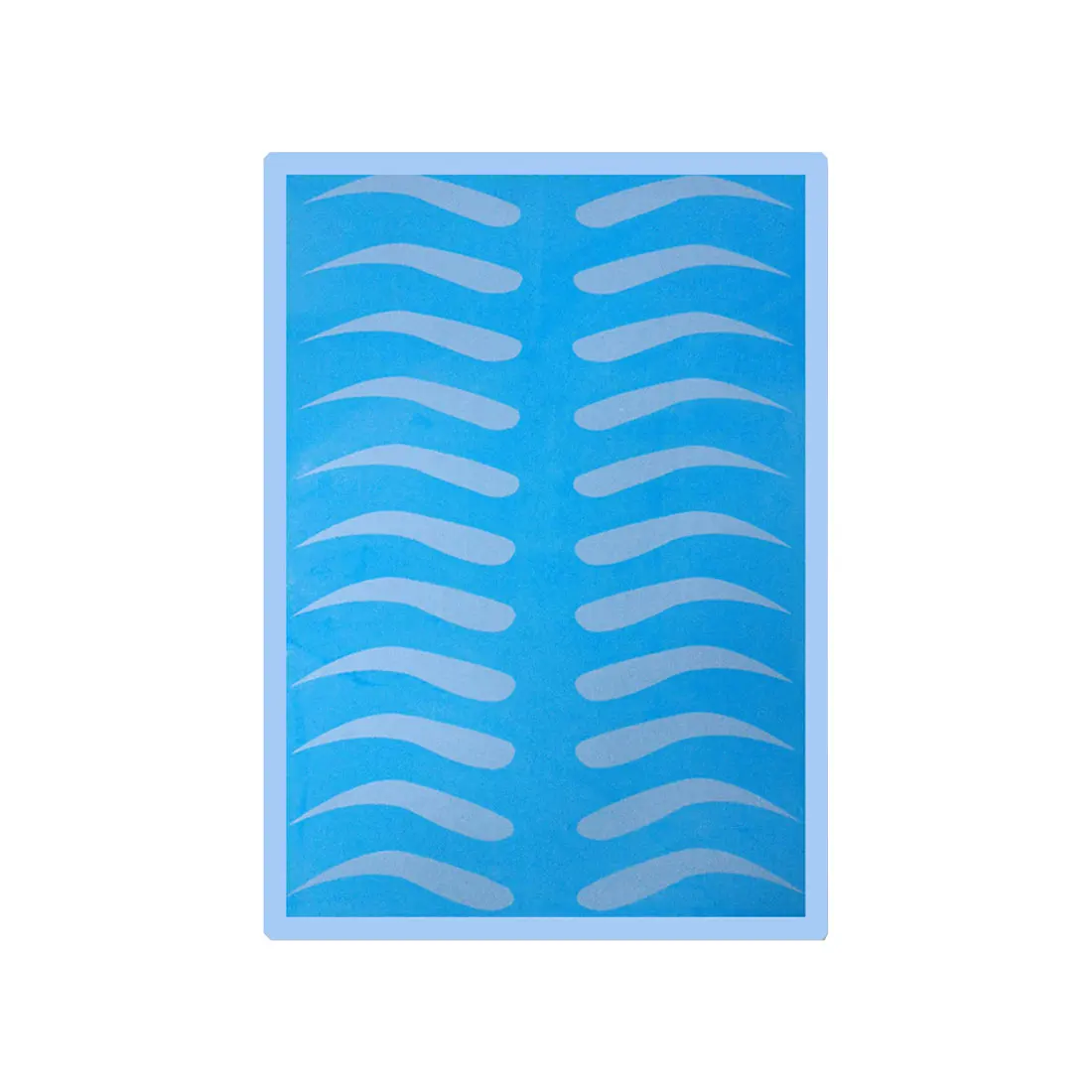 

Top sale 1PC Silicone Permanent Makeup Eyebrow Tattoo Practice Skin Bule Fake Practice Skin For Microblading Tattoo Machine