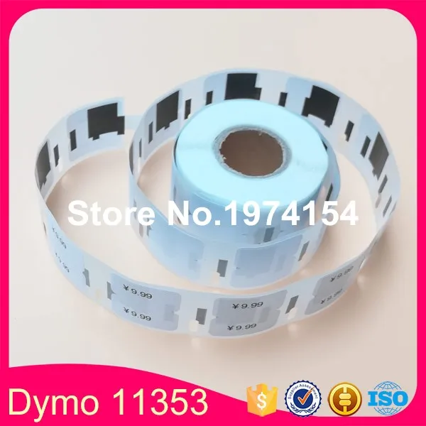 100 * рулонов Dymo этикетка 11353 клейкая наклейка 24x12 мм совместимый этикеттен для LW450