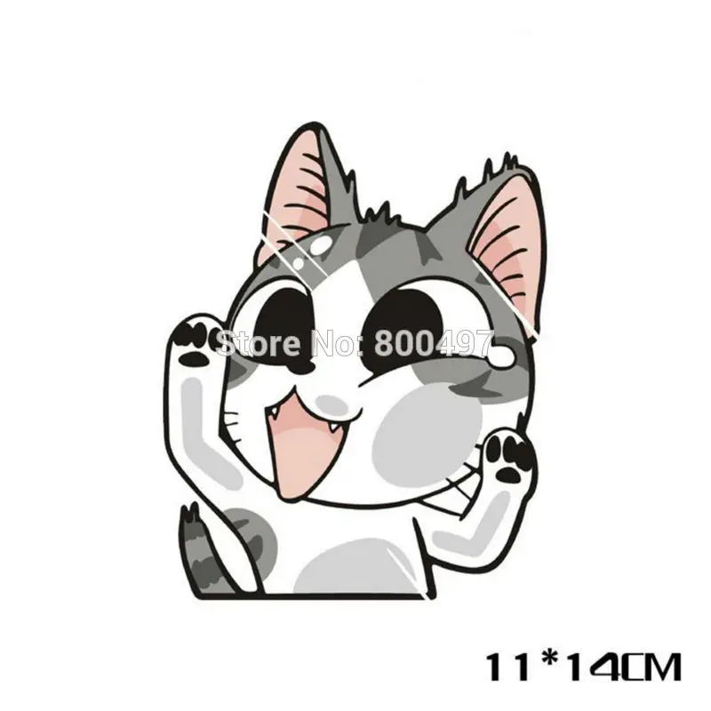 10 х Новые милый кот дом Чии или дома УДАРА стекло автомобиля наклейки для Декали