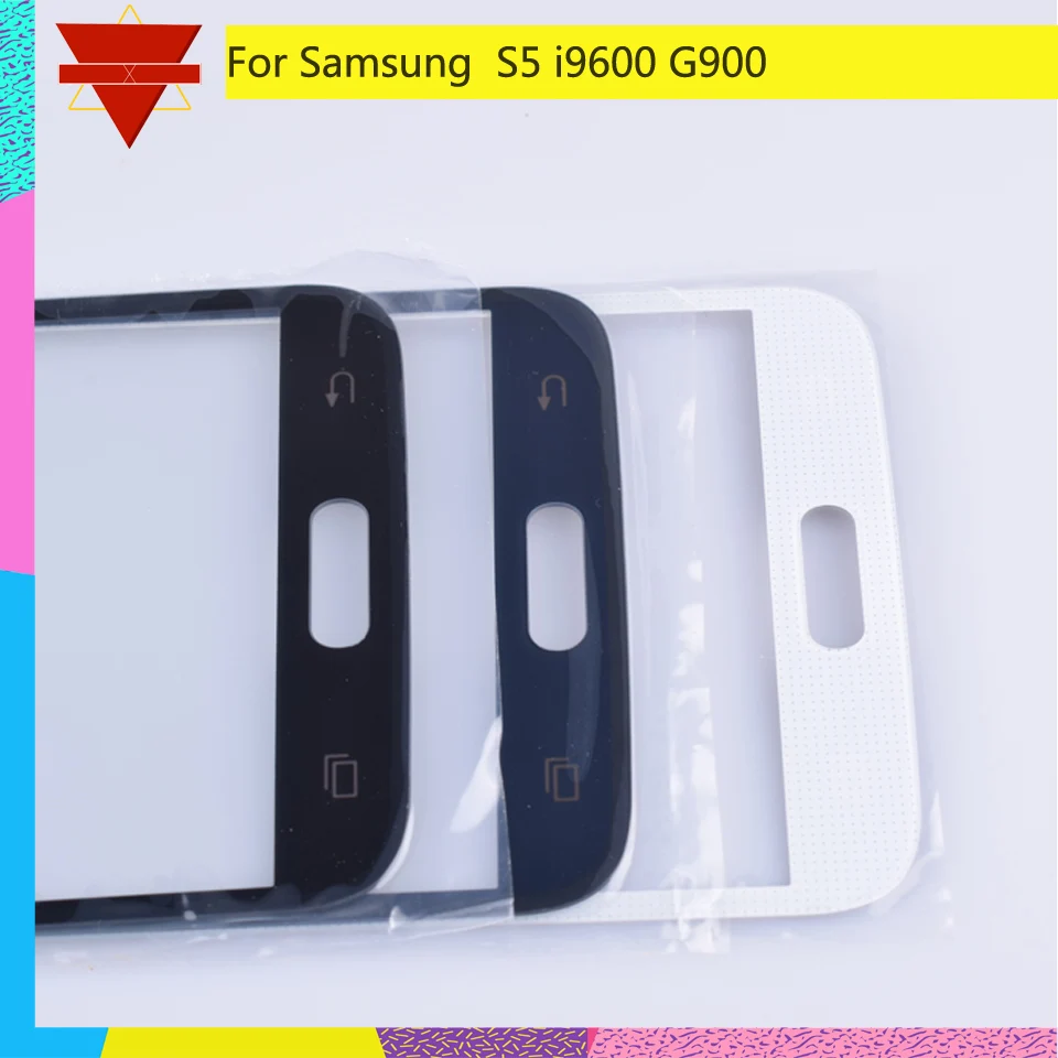 Для Samsung Galaxy S5 I9600 G900F G900H G900A G900 SM-G900F сенсорный экран передняя стеклянная панель