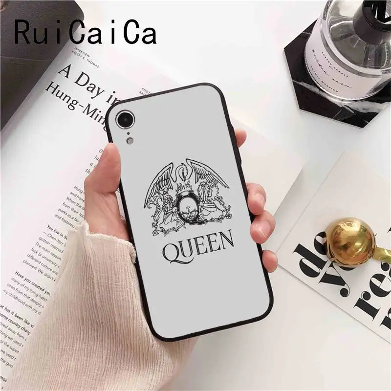 Ruicaica Фредди Меркури Queen band Coque Shell чехол для телефона iPhone 6S 6plus 7 7plus 8 plus X Xs MAX 5 5S XR |