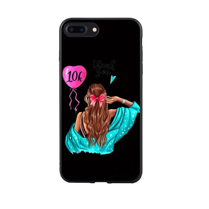 TPU Goddess VOGUE Art Princess для девочек, мягкий силиконовый чехол для iPhone 11 11Pro Max X XR XS Max 8 7 6 PLUS 5 - Цвет: TPU