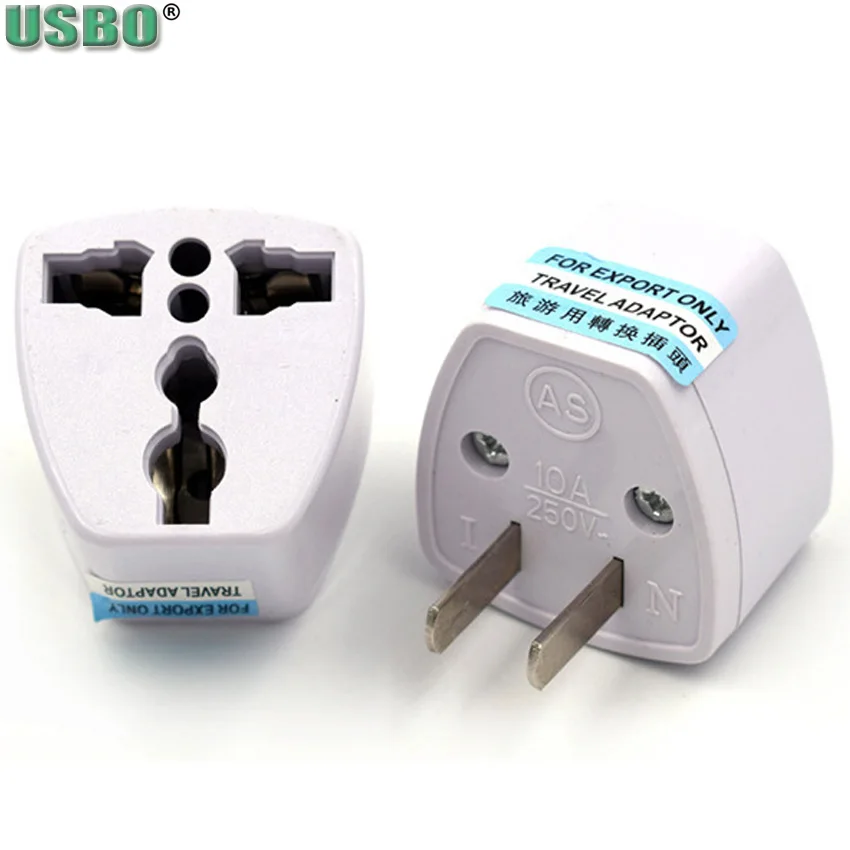 2 шт. универсальный адаптер переменного тока для розеток|plug size|plug adapter converteradapter pin