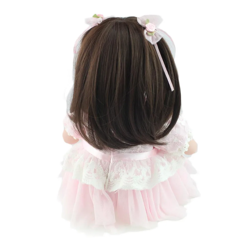 NPK 20 дюймов Реалистичная кукла для новорожденных детские игрушки Reborn Girl De Silicone