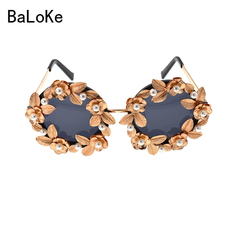 Большая оправа фирменный дизайн солнцезащитные очки в стиле барокко женские