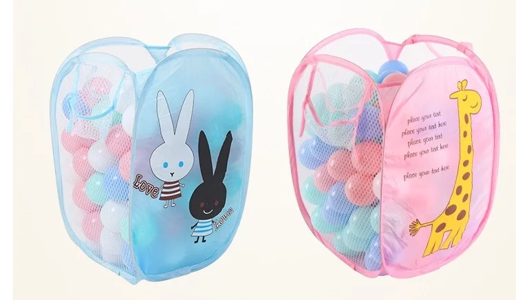 Большая корзина подвесная игрушка с 100 шт Красочные 6 см шары для хранения