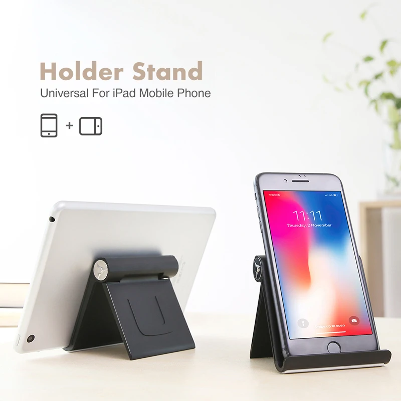 

Oppselve Phone Holder Stand For iPhone X XS Xr Foldable Mobile Phone Stand For Samsung Galaxy S9 S8 S10 Tablet Desk Phone Holder