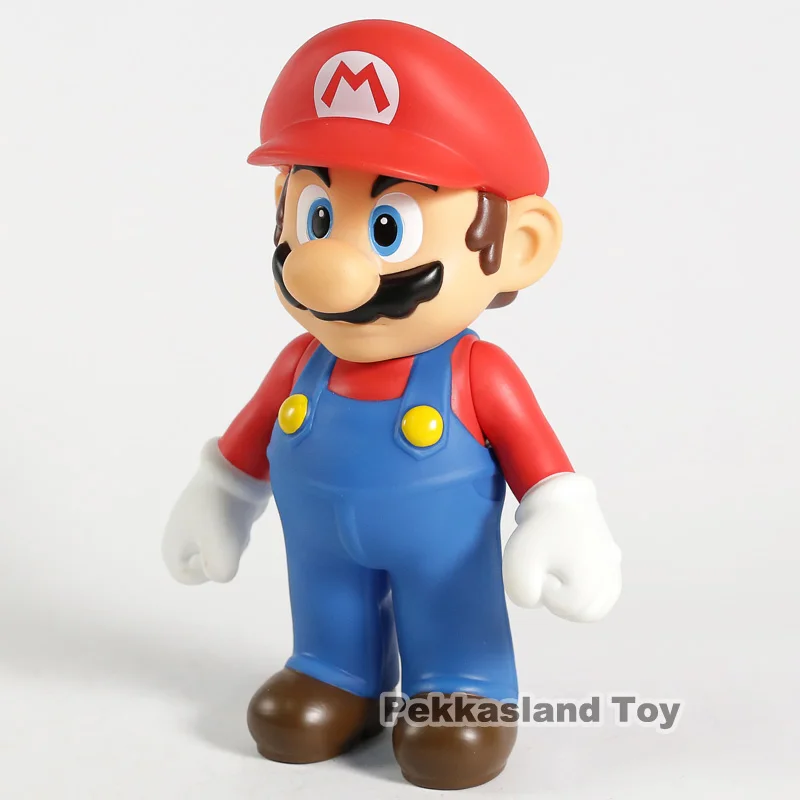 Super Mario Bros Луиджи, Марио, Йоши, ПВХ фигурки, подвижные детские игрушки 22-24 см